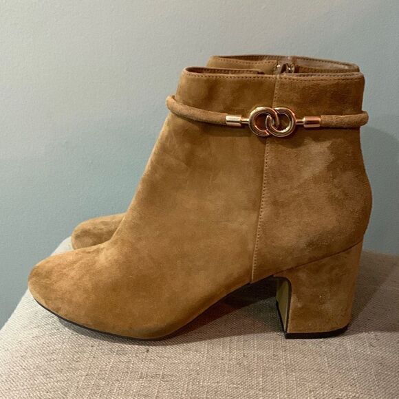 ‎Bella vita brown heeled boots bootie suede - Picture 1 of 9